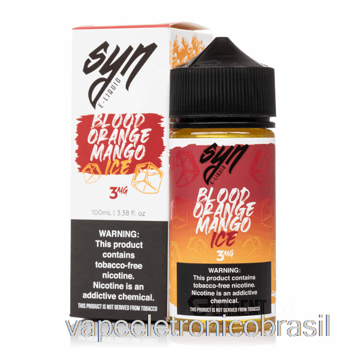 Vape Vaporesso Gelo Laranja Sangue Manga - Syn Liquids - 100ml 6mg